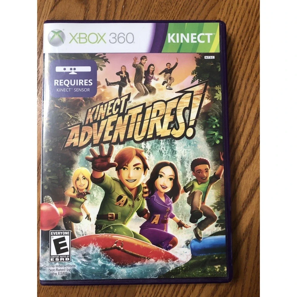 Kinect Adventures (Xbox 360, 2010) Complete with Senor Calibration Card Preowned